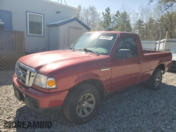 2008 Ford Ranger XL with VIN 1FTYR10D18PA84754, listed as a Copart auction lot 55495055 with 130,952 mi miles and Clean Title. Bid and sale history available at carsss.com. Image 1.