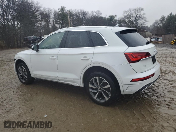 2021 Audi Q5 Prestige with VIN WA1CAAFY3M2019191, listed as a Copart auction lot 47166145 with 60,079 mi miles and Salvage title. Bid and sale history available at DreamBid. Image 2.