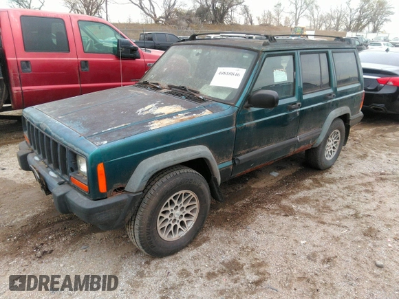 1997 Jeep Cherokee Sport with VIN 1J4FJ68S8VL500942, listed as a IAAI auction lot 40810846 with 224,782 mi miles. Bid and sale history available at carsss.com. Image 2.