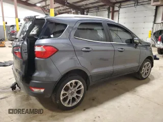 2018 Ford EcoSport Titanium z VIN MAJ6P1WL3JC247791, wystawiony jako Copart lot #46107425 z przebiegiem 54 459 mil mil oraz Szkoda całkowita • Salvage title. Historia ofert i sprzedaży dostępna na DreamBid. Obrazek 3.