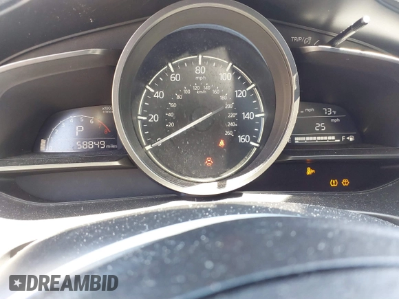 2018 Mazda 3 Touring with VIN 3MZBN1V36JM256934, listed as a IAAI auction lot 41828741 with 58,849 mi miles. Bid and sale history available at carsss.com. Image 7.