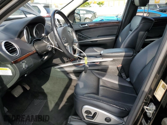 2012 Mercedes-Benz GL 450 with VIN 4JGBF7BE9CA775884, listed as a Copart auction lot 81447043 with 163,514 mi miles and Salvage Title. Bid and sale history available at DreamBid. Image 7.