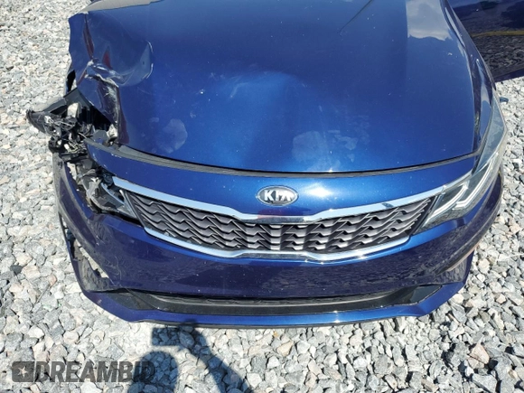 2019 Kia Optima LX with VIN 5XXGT4L30KG348465, listed as a Copart auction lot 58357645 with 46,726 mi miles and Salvage title. Bid and sale history available at DreamBid. Image 11.