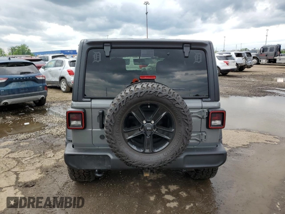 2019 Jeep Wrangler Unlimited Sport S with VIN 1C4HJXDN7KW685659, listed as a Copart auction lot 58549885 with 62,831 mi miles and Clean title. Bid and sale history available at DreamBid. Image 6.