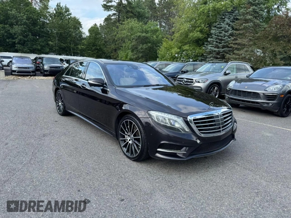 2016 Mercedes-Benz S 550 with VIN WDDUG8FB0GA233424, listed as a Copart auction lot 65096065 with 132,378 mi miles and Clean title. Bid and sale history available at DreamBid. Image 2.