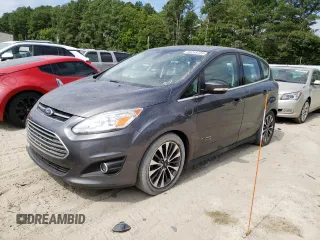 2017 Ford C-Max Energi Titanium with VIN 1FADP5FU8HL109472, listed as a Copart auction lot 64248703 with 70,891 mi miles. Bid and sale history available at carsss.com. Image 1.