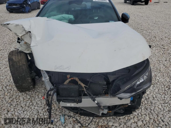 2024 Kia EV6 GT-Line with VIN KNDC44LA5R5162249, listed as a Copart auction lot 41333045 with 8,400 mi miles and Salvage Title. Bid and sale history available at carsss.com. Image 12.