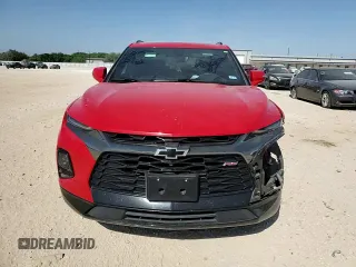 2022 Chevrolet Blazer RS с VIN 3GNKBERS1NS114973, выставлен на аукционе Copart как лот 52715415 с пробегом 42 591 миль миль и Списание • Salvage title. История ставок и продаж доступна на DreamBid. Изображение 10.