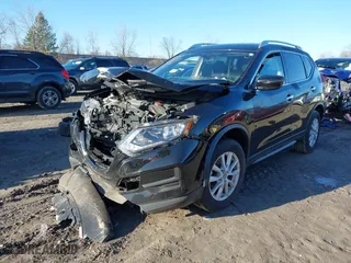 2018 Nissan Rogue S with VIN KNMAT2MV9JP619105, listed as a IAAI auction lot 41843613 with 47,960 mi miles. Bid and sale history available at carsss.com. Image 2.