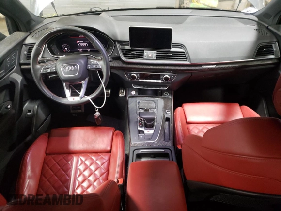 2018 Audi SQ5 Prestige with VIN WA1C4AFY2J2232765, listed as a Copart auction lot 42910454 with 52,752 mi miles and . Bid and sale history available at DreamBid. Image 8.
