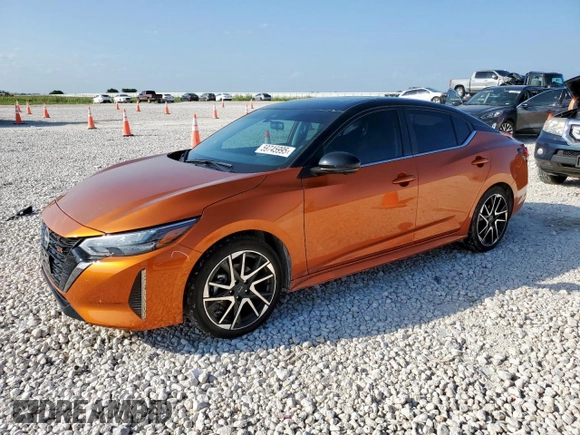 2024 Nissan Sentra SR with VIN 3N1AB8DV5RY380137, listed as a Copart auction lot 59745995 with 8,444 mi miles and Salvage title. Bid and sale history available at DreamBid. Image 1.