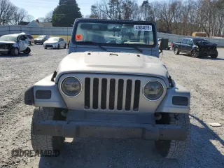 2001 Jeep Wrangler SE with VIN 1J4FA29P21P329675, listed as a Copart auction lot 45634015 with 191,625 mi miles and Salvage Title. Bid and sale history available at carsss.com. Image 5.