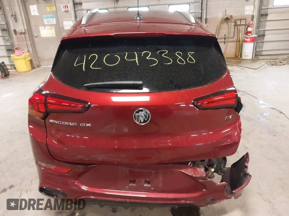 2023 Buick Encore GX Select with VIN KL4MMDSL1PB071074, listed as a IAAI auction lot 42043388 with 18,032 mi miles and . Bid and sale history available at DreamBid. Image 16.