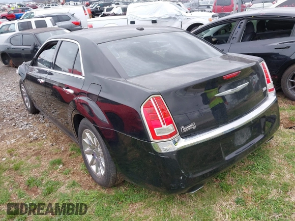 2012 Chrysler 300 Limited with VIN 2C3CCACG3CH113206, listed as a IAAI auction lot 41841604 with Not Provided miles. Bid and sale history available at carsss.com. Image 3.