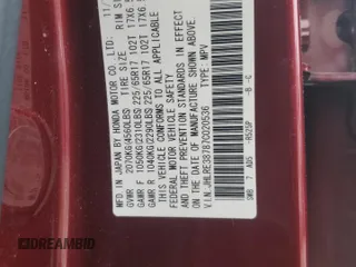 2007 Honda CR-V EX-L with VIN JHLRE38787C020536, listed as a Copart auction lot 52589155 with 113,963 mi miles and Salvage Title. Bid and sale history available at carsss.com. Image 12.