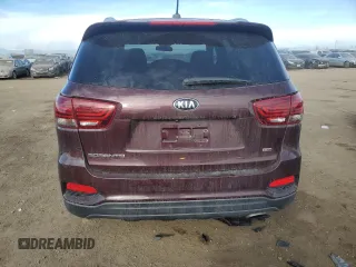 2020 Kia Sorento LX with VIN 5XYPG4A32LG650912, listed as a Copart auction lot 46738265 with 77,224 mi miles and Salvage Title. Bid and sale history available at carsss.com. Image 6.