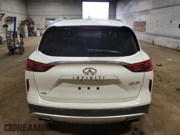 2021 Infiniti QX50 Luxe с VIN 3PCAJ5BB1MF109989, выставлен на аукционе Copart как лот 53688815 с пробегом 62 224 миль миль и Списание • Salvage title. История ставок и продаж доступна на DreamBid. Изображение 6.