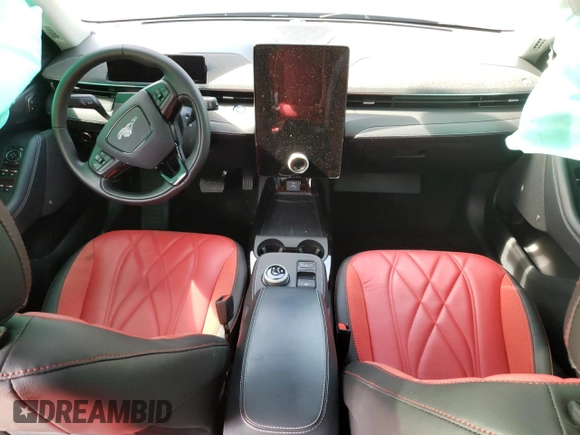 2024 Ford Mustang Mach-E Premium with VIN 3FMTK3SU6RMA22776, listed as a Copart auction lot 48611415 with 10,717 mi miles and Salvage Title. Bid and sale history available at DreamBid. Image 8.