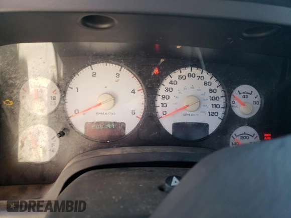 2003 Dodge Ram 3500 ST with VIN 3D7LU38C03G708868, listed as a Copart auction lot 76327364 with 208,197 mi miles and Salvage Title. Bid and sale history available at carsss.com. Image 9.