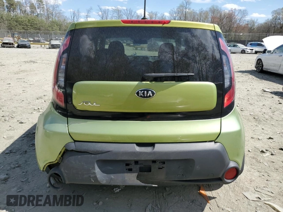 2015 Kia Soul with VIN KNDJN2A24F7751989, listed as a Copart auction lot 51220995 with 74,237 mi miles and Salvage Title. Bid and sale history available at carsss.com. Image 6.