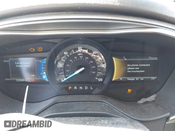 2019 Ford Fusion SE with VIN 3FA6P0LU1KR222141, listed as a IAAI auction lot 42000677 with 122,898 mi miles and . Bid and sale history available at carsss.com. Image 7.