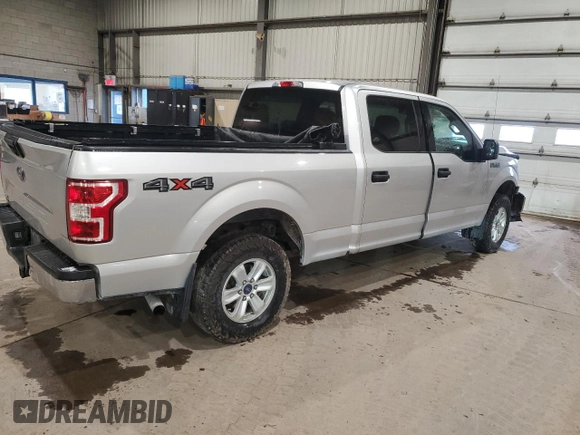 2018 Ford F-150 XL with VIN 1FTFW1E50JFB35013, listed as a Copart auction lot 57240755 with 127,401 mi miles and Salvage title. Bid and sale history available at DreamBid. Image 3.