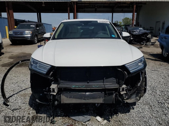 2020 Audi Q5 Premium with VIN WA1ANAFY9L2119029, listed as a Copart auction lot 54489685 with 64,031 mi miles and Non Repairable. Bid and sale history available at carsss.com. Image 5.