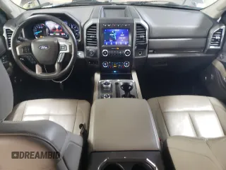 2021 Ford Expedition Max XLT with VIN 1FMJK1JT1MEA19867, listed as a Copart auction lot 47350405 with 77,658 mi miles and Salvage Title. Bid and sale history available at DreamBid. Image 8.