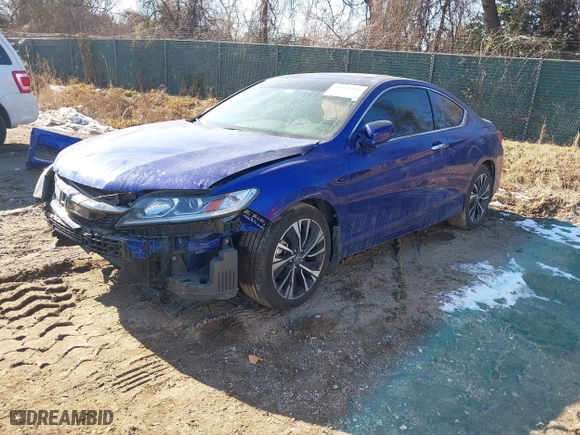2017 Honda Accord Coupe EX-L V6 with VIN 1HGCT2B8XHA006771, listed as a IAAI auction lot 41421141 with 56,956 mi miles. Bid and sale history available at carsss.com. Image 20.
