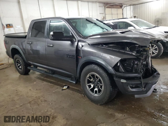 2017 Ram 1500 Rebel with VIN 1C6RR7YT5HS572564, listed as a Copart auction lot 59116745 with 178,523 mi miles and Salvage title. Bid and sale history available at DreamBid. Image 4.