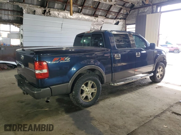 2006 Ford F-150 XLT with VIN 1FTPW14V56FB73947, listed as a Copart auction lot 48334275 with 147,256 mi miles and Salvage Title. Bid and sale history available at carsss.com. Image 3.