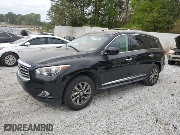 2013 Infiniti JX35 with VIN 5N1AL0MM3DC348710, listed as a Copart auction lot 51893205 with 161,003 mi miles and Clean Title. Bid and sale history available at carsss.com. Image 1.