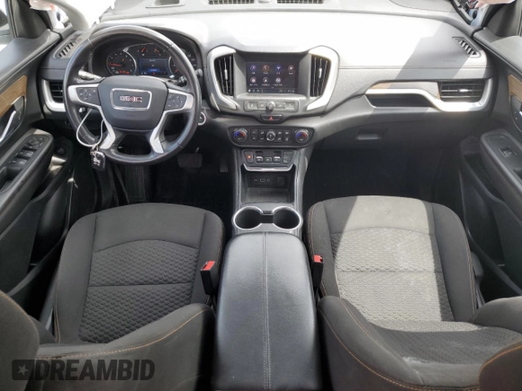 2021 GMC Terrain SLE z VIN 3GKALMEV4ML398415, wystawiony jako Copart lot #52561875 z przebiegiem 54 374 mil mil oraz Szkoda całkowita • Salvage title. Historia ofert i sprzedaży dostępna na DreamBid. Obrazek 8.
