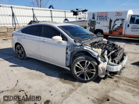2019 Ford Fusion Titanium with VIN 3FA6P0K93KR286307, listed as a Copart auction lot 47221145 with 71,562 mi miles and Salvage Title. Bid and sale history available at carsss.com. Image 4.