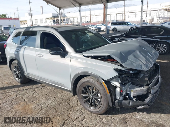 2024 Honda CR-V Sport with VIN 7FARS5H54RE032726, listed as a IAAI auction lot 41170387 with 19,721 mi miles and . Bid and sale history available at DreamBid. Image 1.