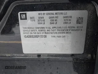 2016 Buick LaCrosse Leather with VIN 1G4GB5G38GF172138, listed as a IAAI auction lot 42423947 with 130,673 mi miles and . Bid and sale history available at DreamBid. Image 9.