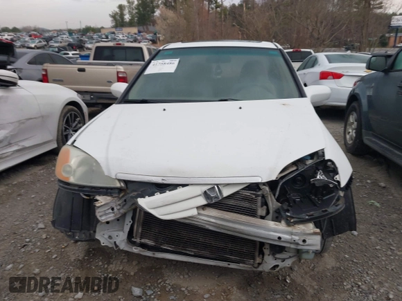 2003 Honda Civic EX with VIN 2HGES26783H624419, listed as a IAAI auction lot 41758486 with 206,177 mi miles. Bid and sale history available at carsss.com. Image 12.