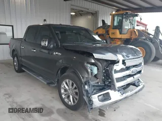 2015 Ford F-150 XL with VIN 1FTEW1CF1FKD55749, listed as a IAAI auction lot 41242324 with 164,415 mi miles. Bid and sale history available at carsss.com. Image 1.
