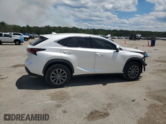 2017 Lexus NX 200t with VIN JTJYARBZ0H2068702, listed as a Copart auction lot 55040435 with 123,064 mi miles and Salvage title. Bid and sale history available at DreamBid. Image 3.