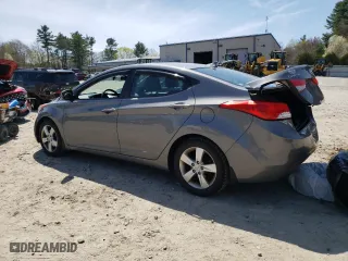 2013 Hyundai Elantra GLS with VIN 5NPDH4AE8DH400215, listed as a Copart auction lot 53692975 with 56,184 mi miles and Clean Title. Bid and sale history available at carsss.com. Image 2.