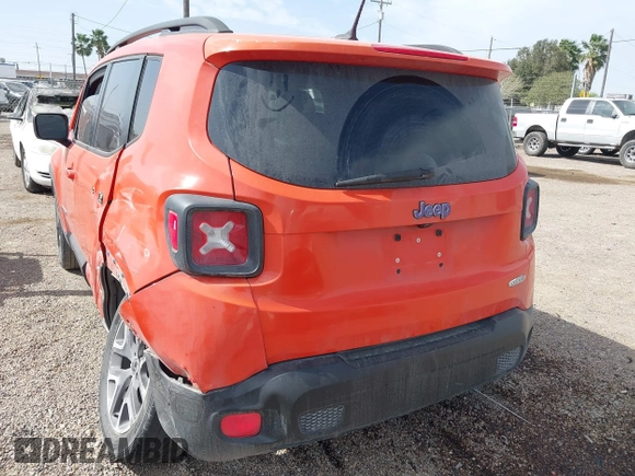 2016 Jeep Renegade Latitude with VIN ZACCJABT8GPC46743, listed as a IAAI auction lot 41752976 with 110,406 mi miles and . Bid and sale history available at DreamBid. Image 3.
