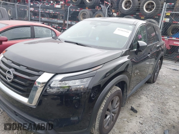 2024 Nissan Pathfinder S with VIN 5N1DR3AAXRC224447, listed as a IAAI auction lot 41165516 with 50,321 mi miles and . Bid and sale history available at DreamBid. Image 17.