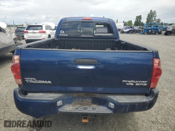 2005 Toyota Tacoma PreRunner with VIN 5TEKU72N55Z098139, listed as a Copart auction lot 57266715 with 144,890 mi miles and Salvage title. Bid and sale history available at DreamBid. Image 6.