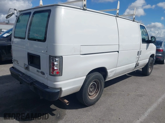 2013 Ford Econoline Cargo Commercial with VIN 1FTNE1EW9DDB08223, listed as a IAAI auction lot 41788319 with Not provided miles and . Bid and sale history available at DreamBid. Image 4.