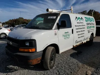 2007 Chevrolet Express Cargo z VIN 1GCGG29V771153158, wystawiony jako Copart lot #75571854 z przebiegiem 231 145 mil mil oraz Czysty tytuł • Clean title. Historia ofert i sprzedaży dostępna na DreamBid. Obrazek 1.