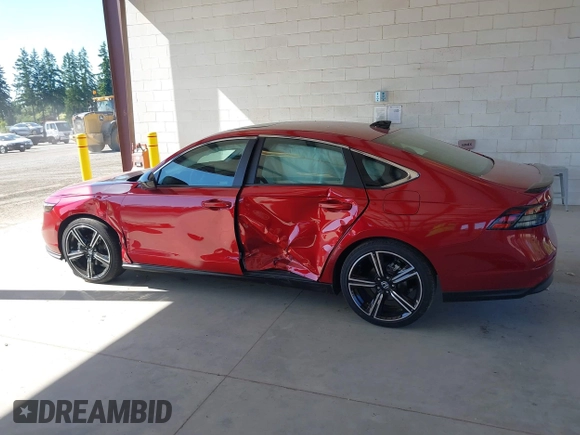 2025 Honda Accord Sport with VIN 1HGCY2F56SA005674, listed as a IAAI auction lot 42374923 with 5,278 mi miles and . Bid and sale history available at DreamBid. Image 14.