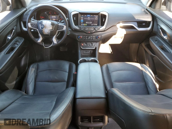2020 GMC Terrain SLT with VIN 3GKALPEV9LL191177, listed as a Copart auction lot 57800395 with 69,400 mi miles and Salvage title. Bid and sale history available at DreamBid. Image 8.