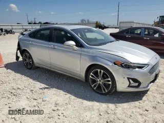 2019 Ford Fusion Titanium with VIN 3FA6P0D93KR184681, listed as a Copart auction lot 49898125 with 64,608 mi miles and Salvage Title. Bid and sale history available at carsss.com. Image 4.