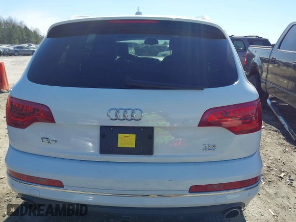 2015 Audi Q7 Premium Plus with VIN WA1LMAFE7FD022860, listed as a IAAI auction lot 41642235 with 202,624 mi miles and . Bid and sale history available at DreamBid. Image 16.