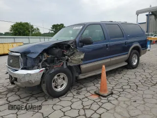 2002 Ford Excursion Limited z VIN 1FMNU42F22ED01888, wystawiony jako Copart lot #56723385 z przebiegiem 343 785 mil mil oraz Szkoda całkowita • Salvage title. Historia ofert i sprzedaży dostępna na DreamBid. Obrazek 1.